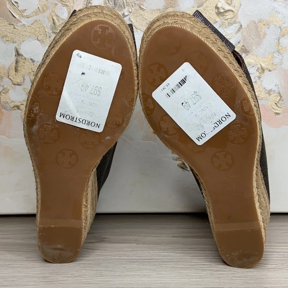 Tory Burch Filipa Wedge Espadrille size 9.5